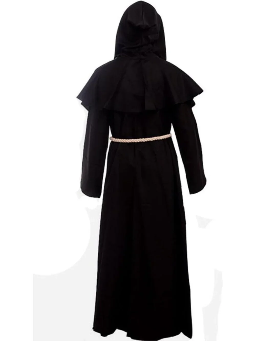 Medieval Hooded Monk Robe Costume | Renaissance Priest Cosplay Outfit